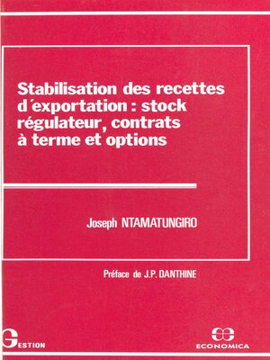 cover image of Stabilisation des recettes d'exportation